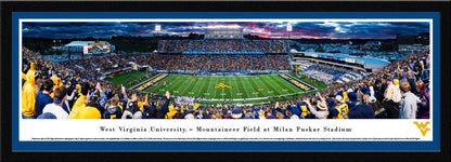 West Virginia Mountaineers Panorama - WVU Milan Puskar Stadium Picture by Blakeway Panoramas