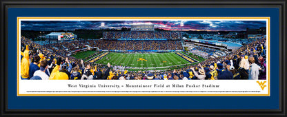 West Virginia Mountaineers Panorama - WVU Milan Puskar Stadium Picture by Blakeway Panoramas