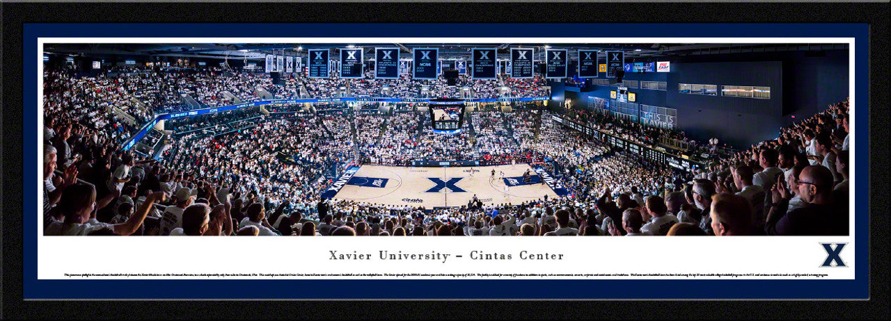 Xavier Musketeers Basketball Panoramic Picture - Cintas Center by Blakeway Panoramas