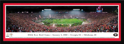 2018 Rose Bowl Panoramic Picture - Georgia Bulldogs by Blakeway Panoramas