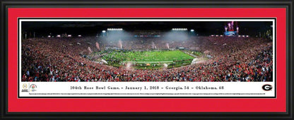 2018 Rose Bowl Panoramic Picture - Georgia Bulldogs by Blakeway Panoramas