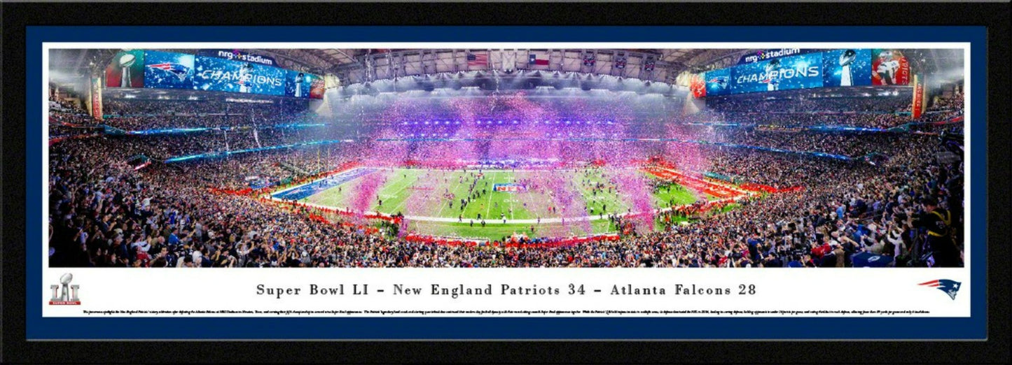 2017 Super Bowl LI New England Patriots Panoramic Picture by Blakeway Panoramas