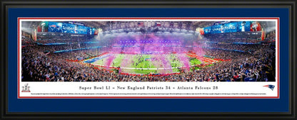 2017 Super Bowl LI New England Patriots Panoramic Picture by Blakeway Panoramas