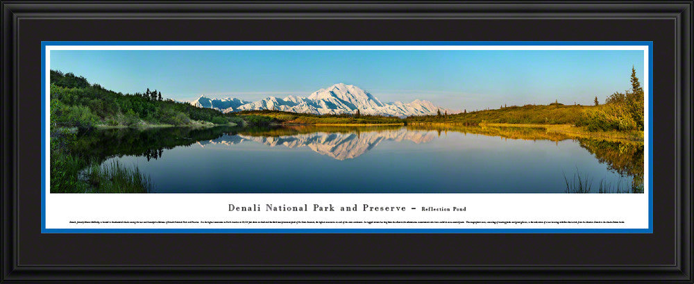 Denali National Park Scenic Panorama - Reflection Pond by Blakeway Panoramas