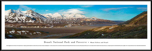 Denali National Park Scenic Panorama - Mount Eielson and Denali by Blakeway Panoramas