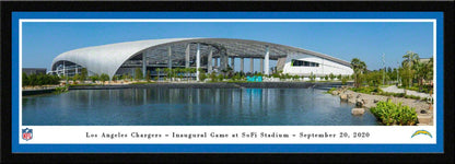 Los Angeles Chargers SoFi Stadium Framed Panoramic Picture by Blakeway Panoramas