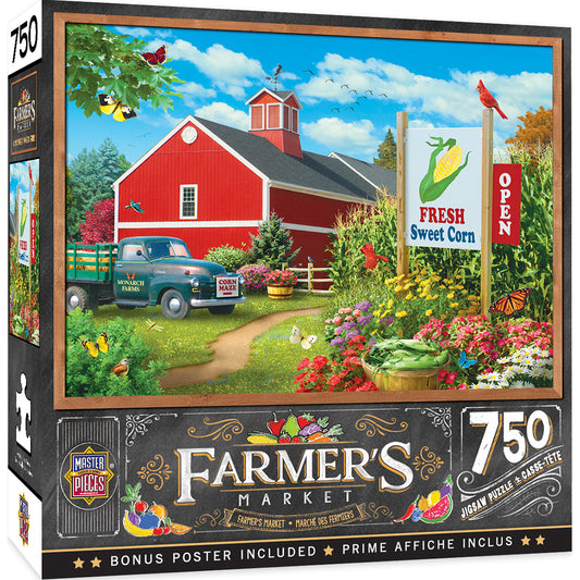 Farmers Market - Country Heaven 750 Piece Jigsaw Puzzle by MasterPieces