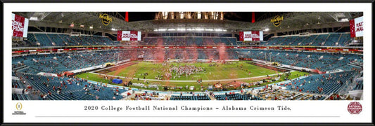 2021 College Football Playoff National Championship Game Panoramic Wall Decor - Alabama Crimson Tide by Blakeway Panoramas