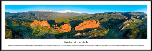 Garden of the Gods National Natural Landmark Panoramic Wall Decor by Blakeway Panoramas
