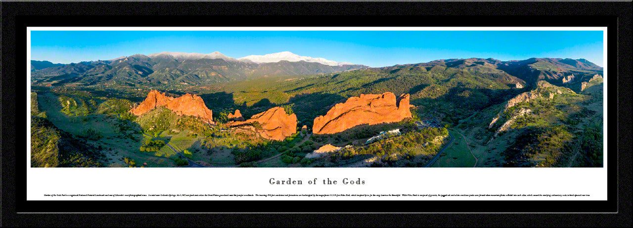 Garden of the Gods National Natural Landmark Panoramic Wall Decor by Blakeway Panoramas