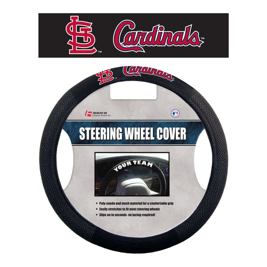 St. Louis Cardinals Mesh Steering Wheel Cover by Fremont Die