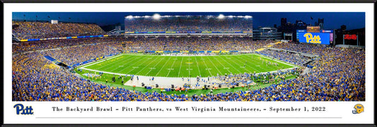Pittsburgh Panthers Football Panoramic Picture - Acrisure Stadium Fan Cave Decor by Blakeway Panoramas