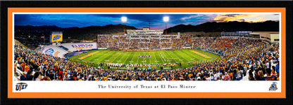 UTEP Miners Football Panoramic Picture - Sun Bowl Fan Cave Decor by Blakeway Panoramas