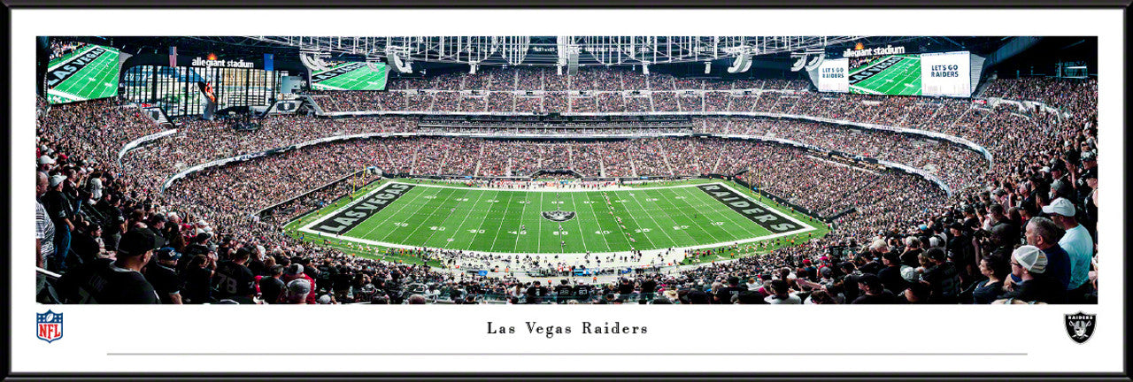 Las Vegas Raiders Panoramic Fan Cave Decor - Allegiant Stadium Picture by Blakeway Panoramas