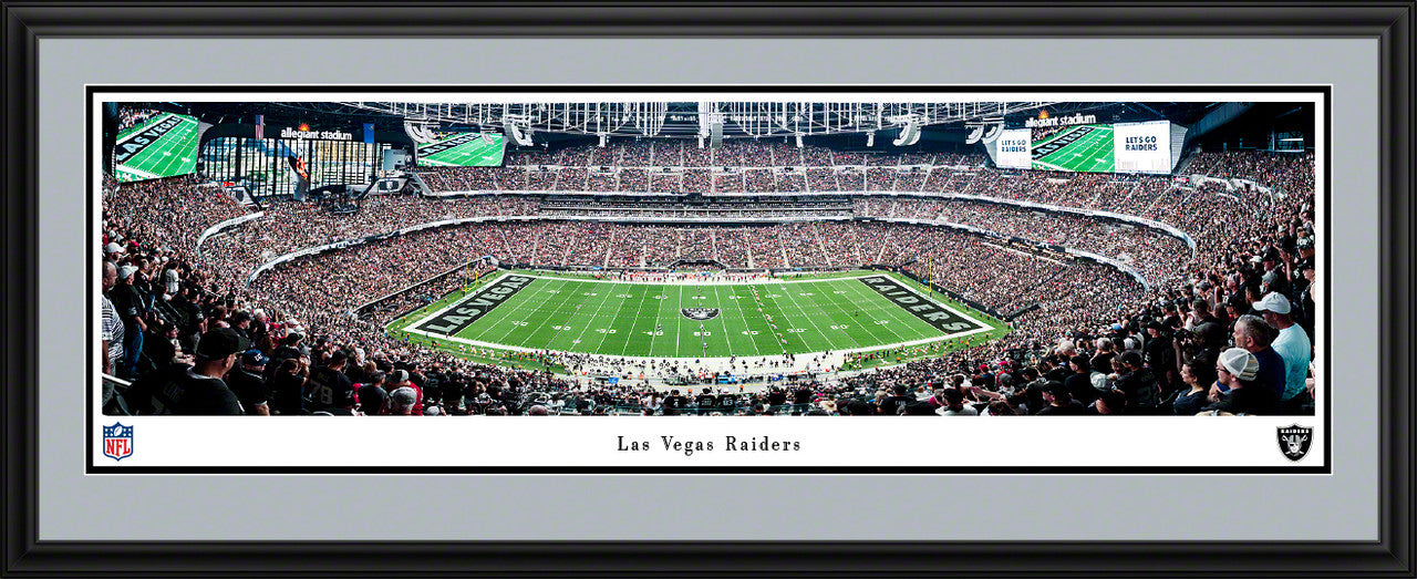 Las Vegas Raiders Panoramic Fan Cave Decor - Allegiant Stadium Picture by Blakeway Panoramas