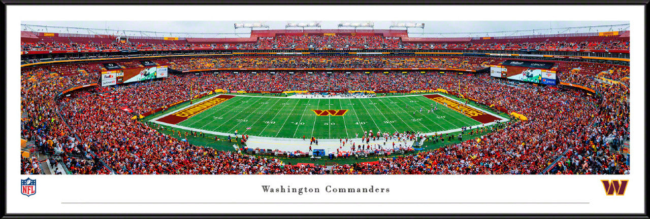 Washington Commanders Panoramic Picture - FedEx Field NFL Fan Cave Decor by Blakeway Panoramas