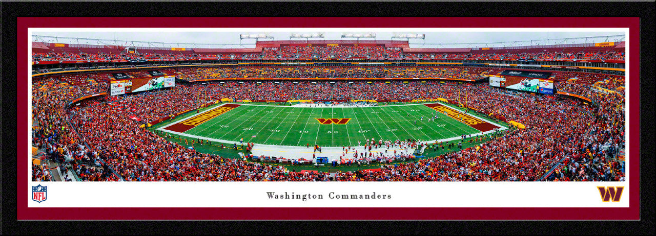 Washington Commanders Panoramic Picture - FedEx Field NFL Fan Cave Decor by Blakeway Panoramas