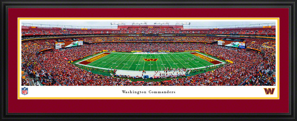 Washington Commanders Panoramic Picture - FedEx Field NFL Fan Cave Decor by Blakeway Panoramas