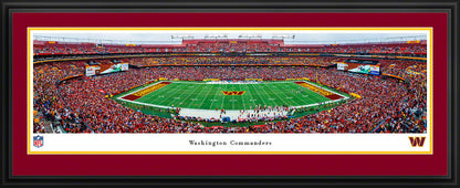 Washington Commanders Panoramic Picture - FedEx Field NFL Fan Cave Decor by Blakeway Panoramas