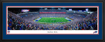 Buffalo Bills Highmark Stadium Sideline View Panoramic Picture - Fan Cave Decor by Blakeway Panoramas