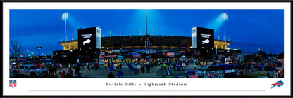 Buffalo Bills Highmark Stadium Fan Cave Decor -NFL Panoramic Picture by Blakeway Panoramas