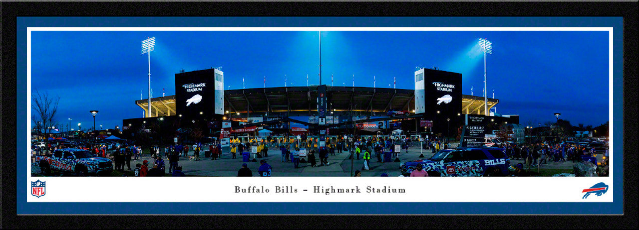 Buffalo Bills Highmark Stadium Fan Cave Decor -NFL Panoramic Picture by Blakeway Panoramas