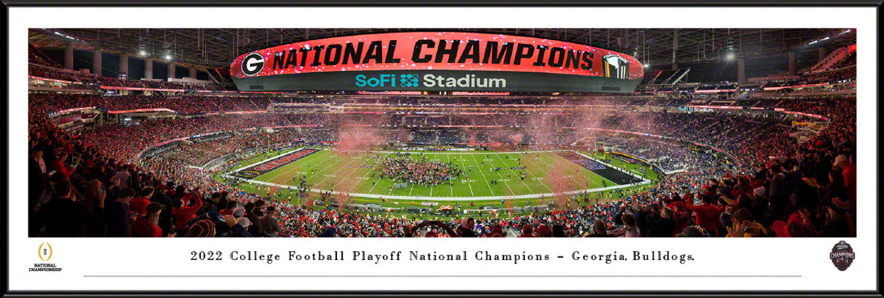 2023 College Football Playoff National Champions Panoramic Picture - Georgia Bulldogs by Blakeway