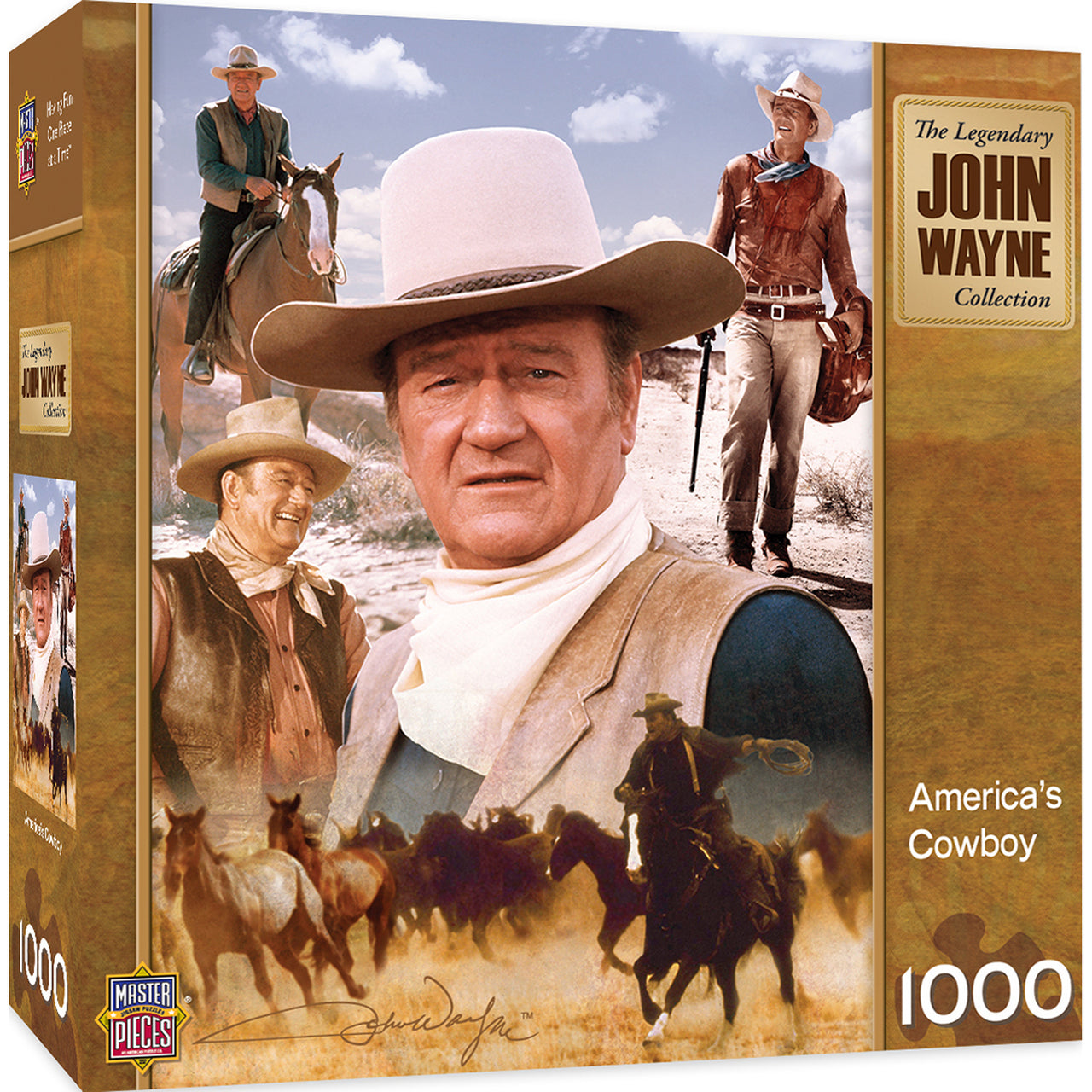 John Wayne America's Cowboy 1000 Piece Jigsaw Puzzle by Masterpieces