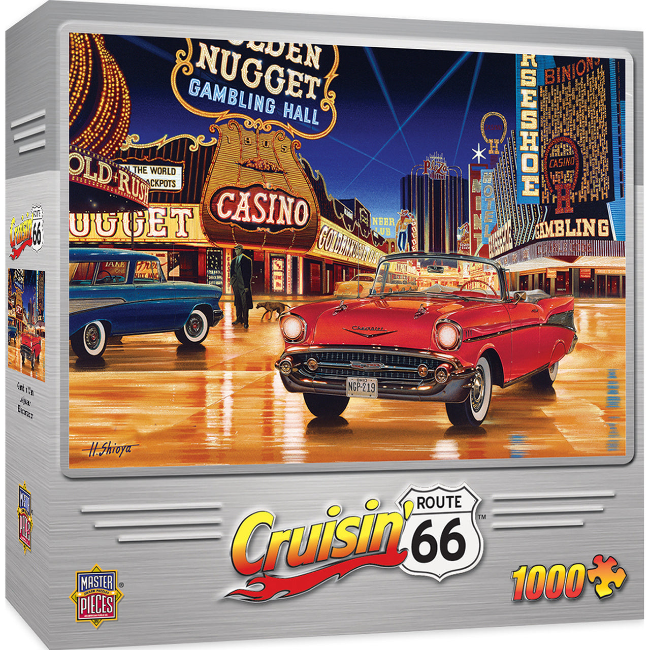 Cruisin' Route 66 - Gamblin' Man 1000 Piece Jigsaw Puzzle by Masterpieces