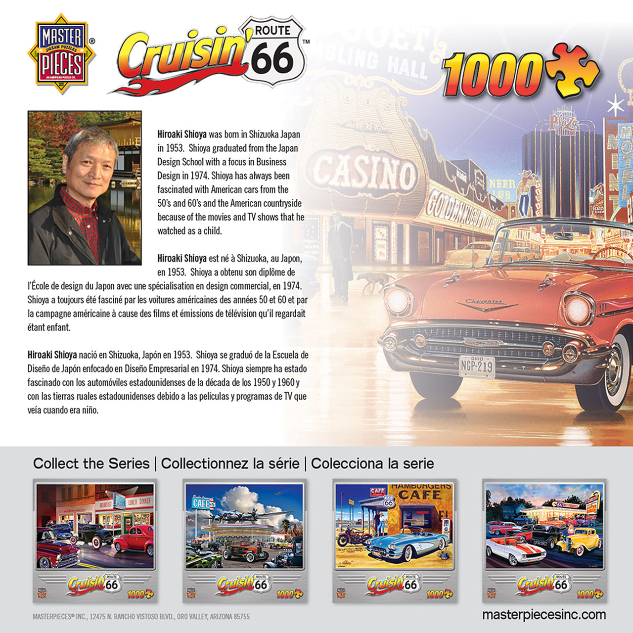 Cruisin' Route 66 - Gamblin' Man 1000 Piece Jigsaw Puzzle by Masterpieces