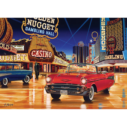 Cruisin' Route 66 - Gamblin' Man 1000 Piece Jigsaw Puzzle by Masterpieces