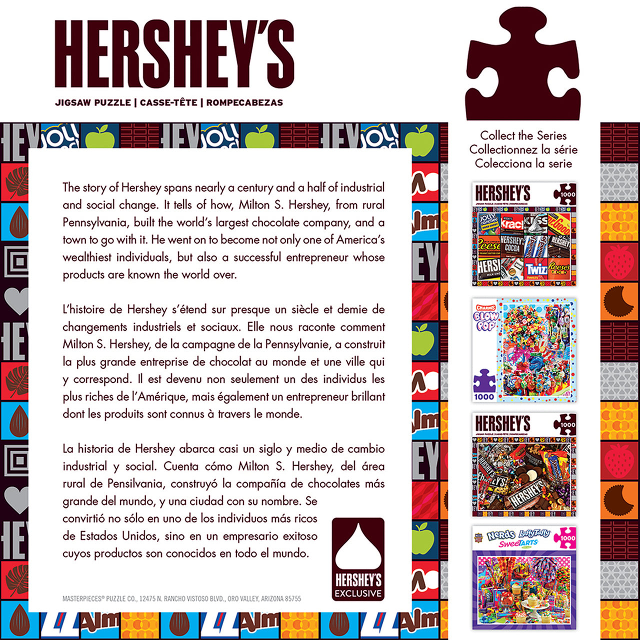 Hershey's Moments - Chocolate Collage 1000 Piece Jigsaw Puzzle by Masterpieces
