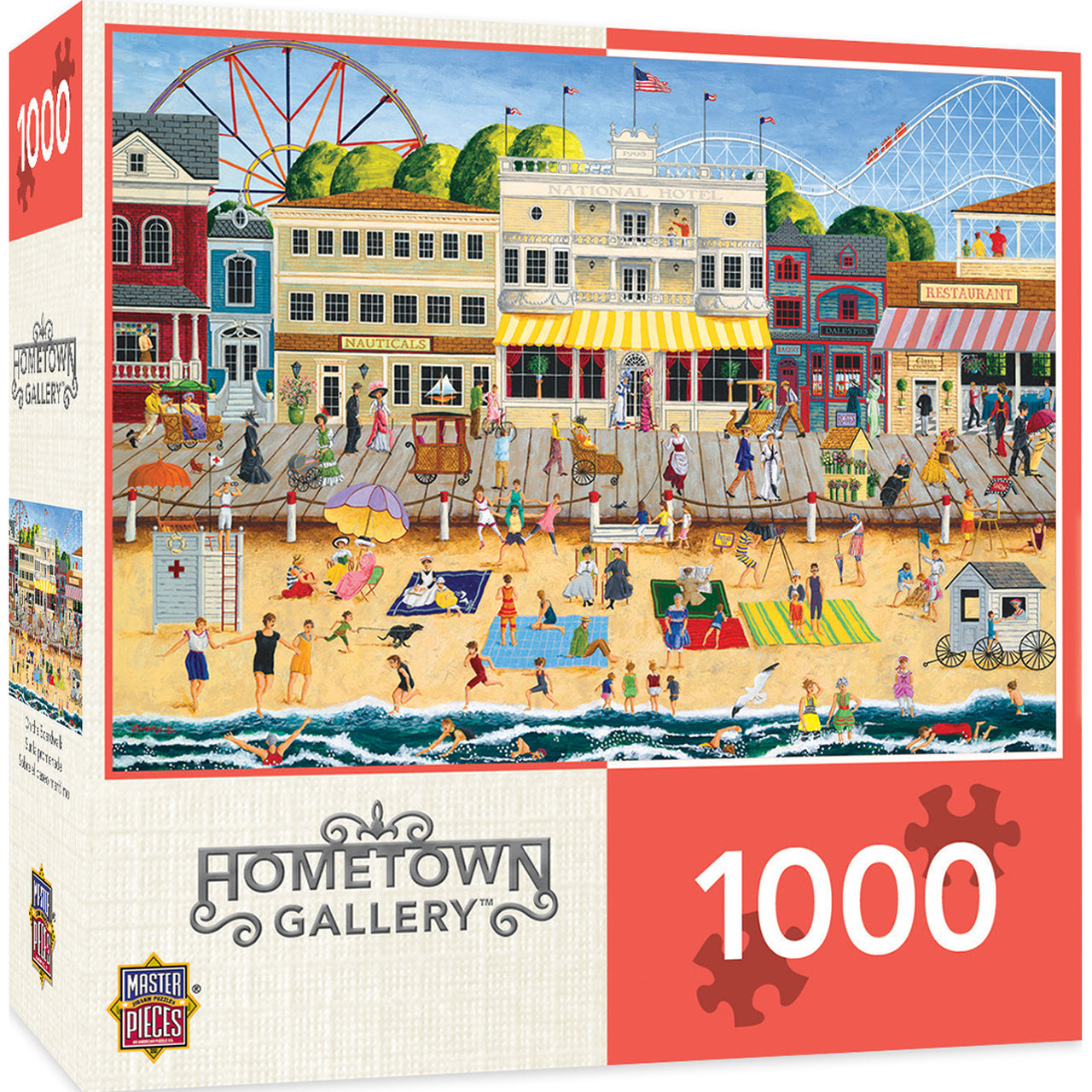 Hometown Gallery - On the Boardwalk 1000 Piece Jigsaw Puzzle by Masterpieces