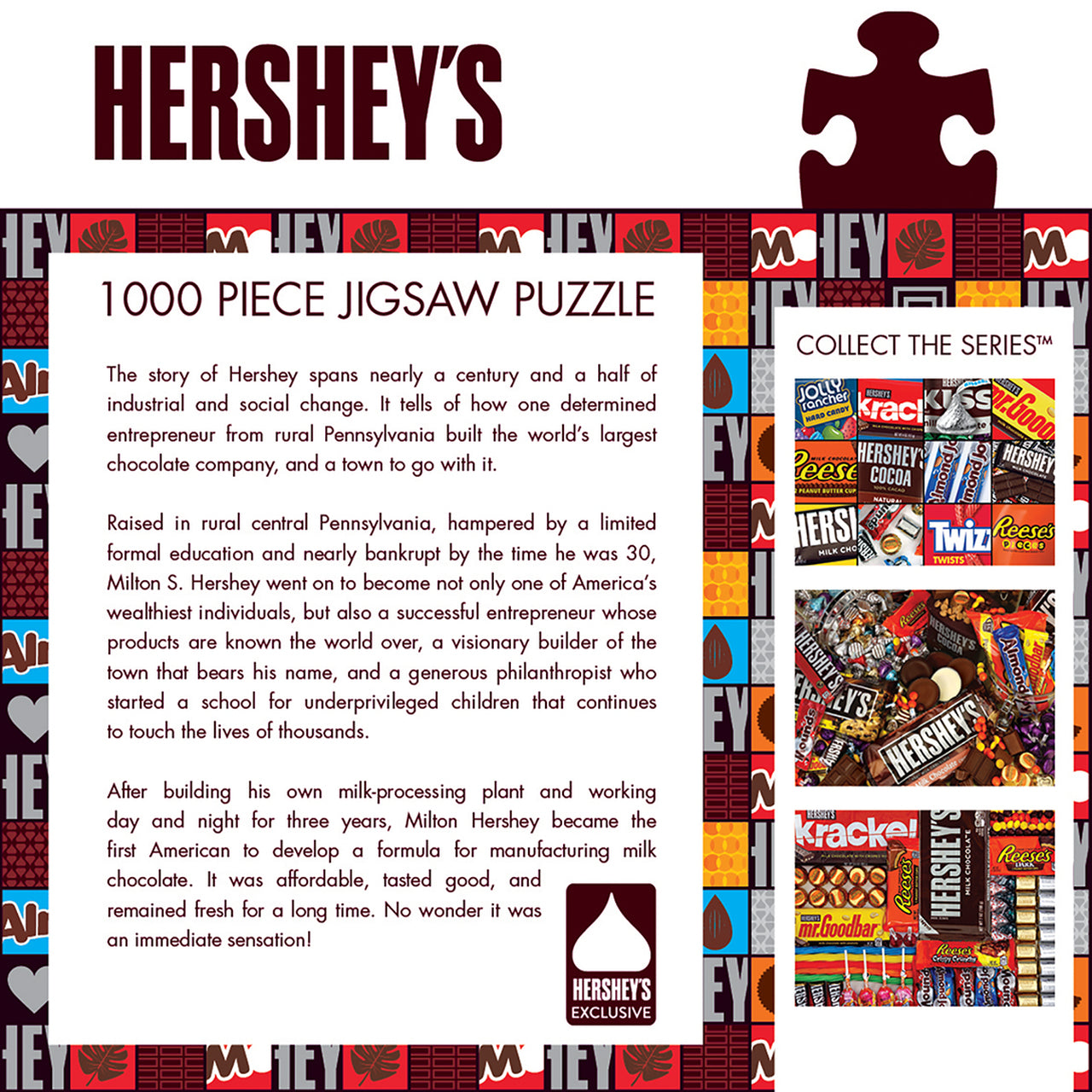 Hershey's Swirl - Chocolate Collage 1000 Piece Jigsaw Puzzle by Masterpieces