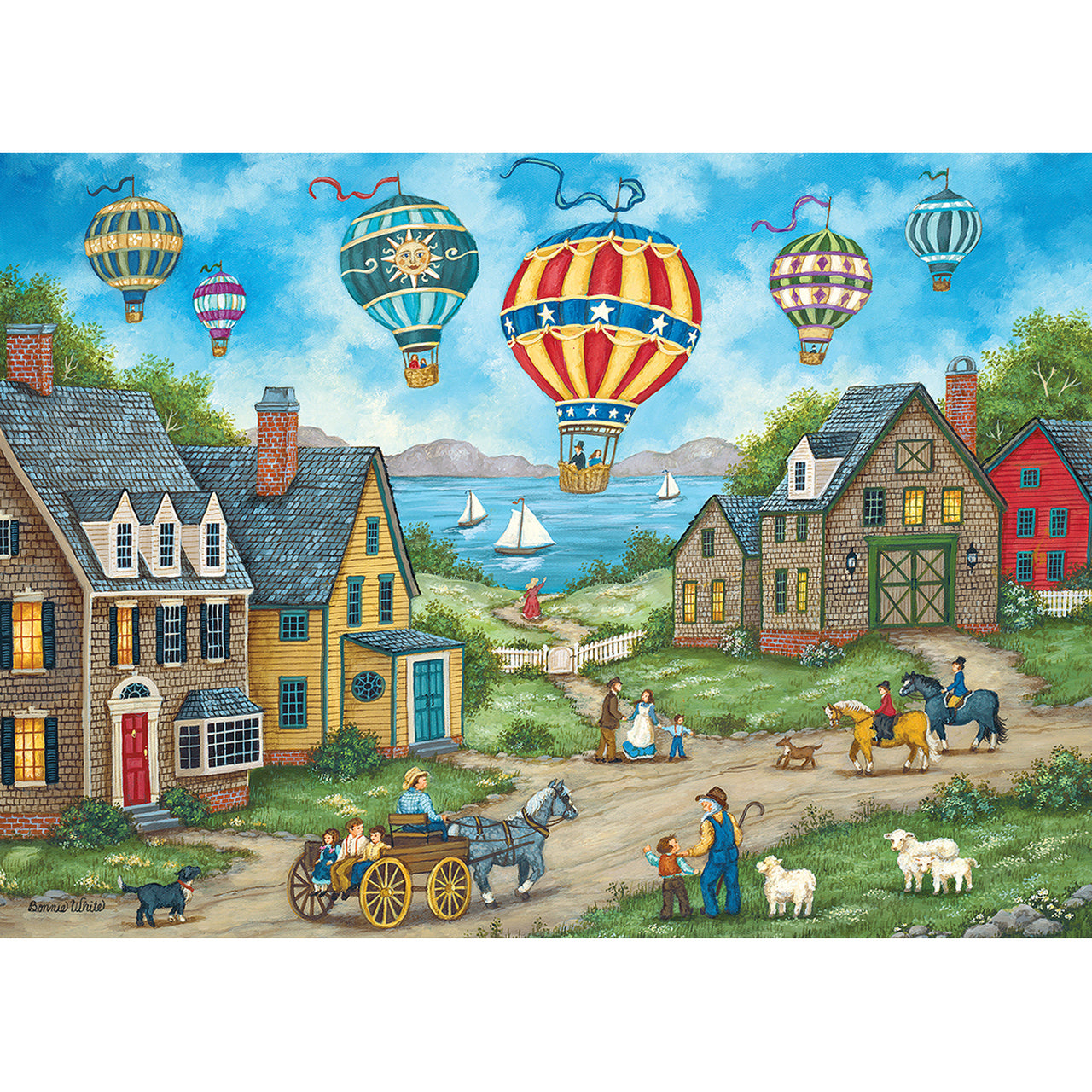 Hometown Gallery - Passing Through 1000 Piece Jigsaw Puzzle by Masterpieces