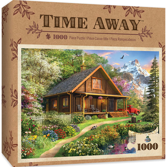 Time Away Mountain Retreat 1000 Piece Jigsaw Puzzle by Masterpieces