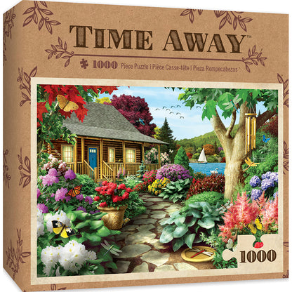 Time Away Dragonfly Garden - 1000 Piece Jigsaw Puzzle by Masterpieces