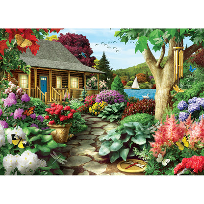 Time Away Dragonfly Garden - 1000 Piece Jigsaw Puzzle by Masterpieces