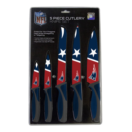 New England Patriots 5 piece Kitchen Knives by Sports Vault
