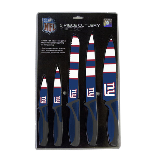 New York Giants 5 piece Kitchen Knives by Sports Vault