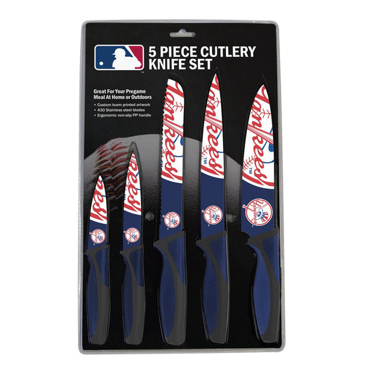 New York Yankees 5 piece Kitchen Knives by Sports Vault