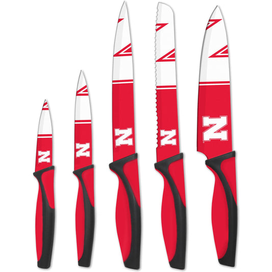 Nebraska Cornhuskers 5 piece Kitchen Knives by Sports Vault