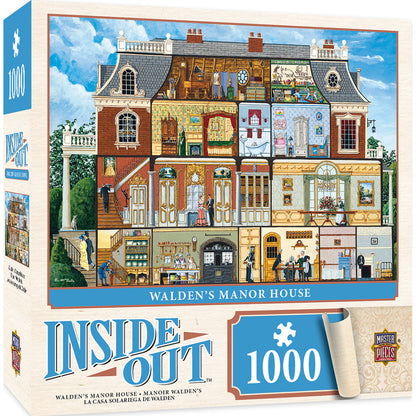 Inside Out Walden's Manor House- 1000 Piece Jigsaw Puzzle by Masterpieces