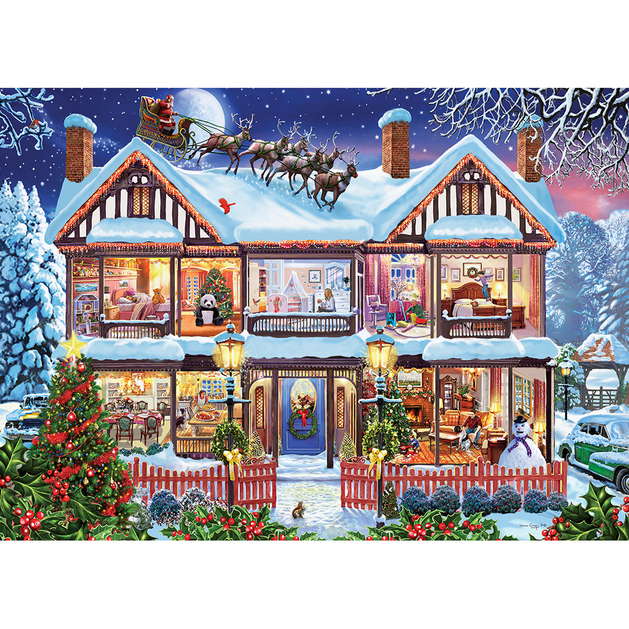 Holiday - Home for the Holidays 1000 Piece Jigsaw Puzzle by Masterpieces