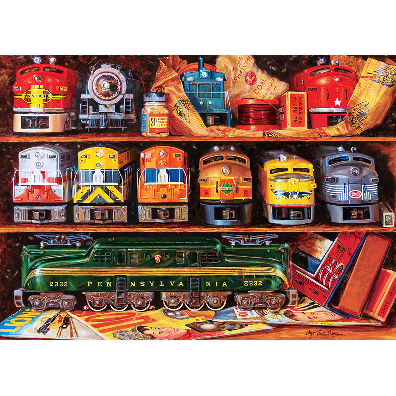 Lionel Trains - Well Stocked Shelves 1000 Piece Jigsaw Puzzle by Masterpieces