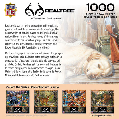 Realtree - All Tuckered Out 1000 Piece Jigsaw Puzzle by Masterpieces