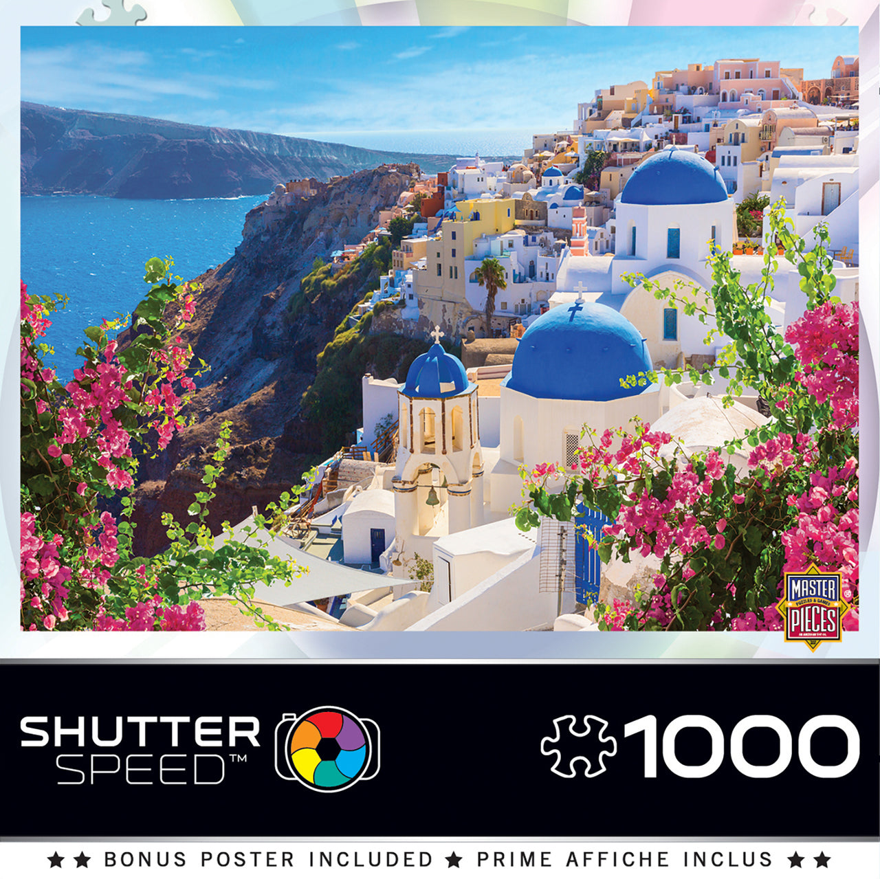 Shutterspeed - Santorini Spring - 1000 Piece Jigsaw Puzzle by Masterpieces