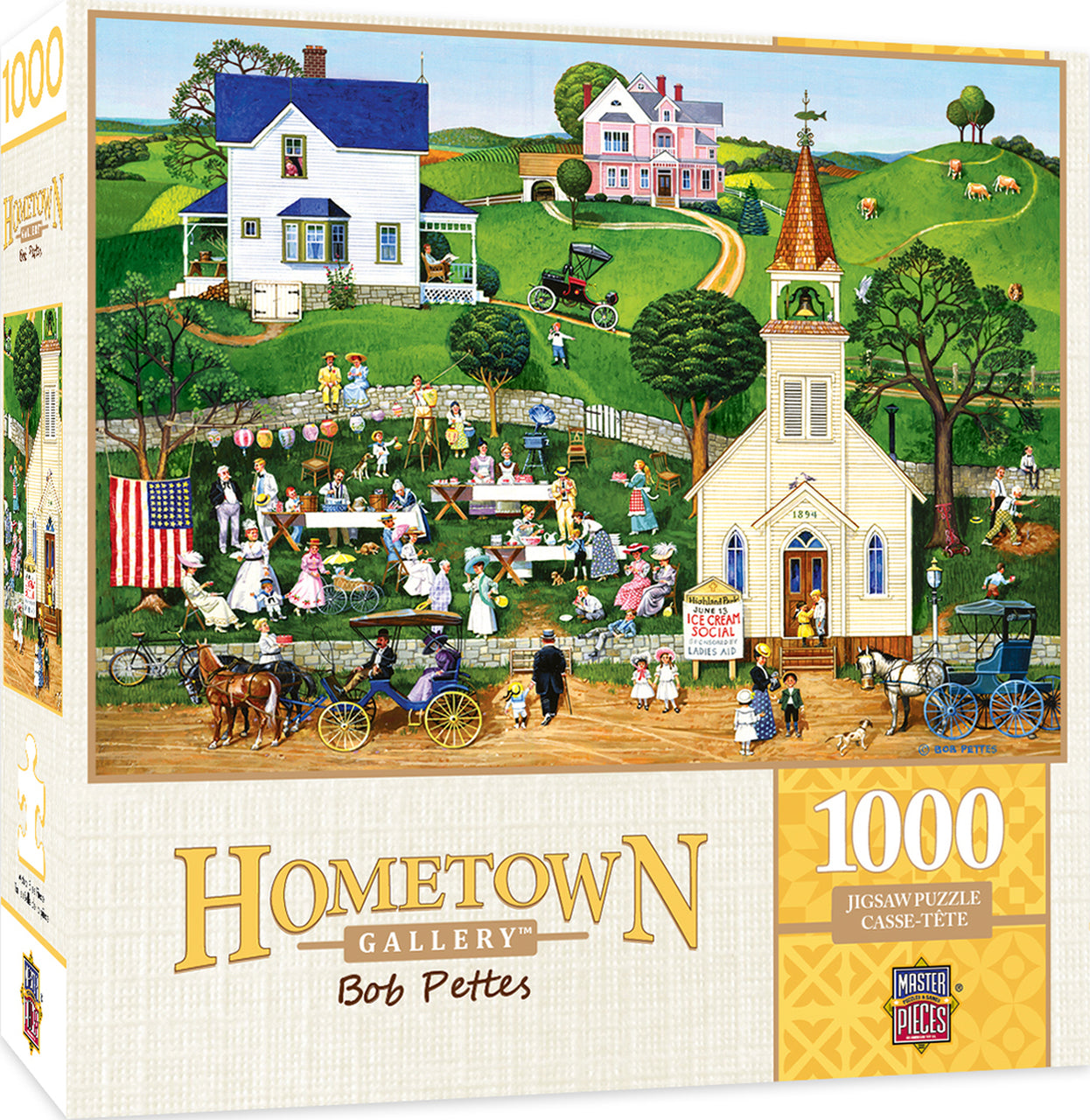 Hometown Gallery - Strawberry Sunday 1000 Piece Jigsaw Puzzle by Masterpieces