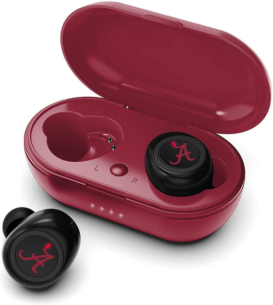 Alabama Crimson Tide True Wireless Bluetooth Earbuds w/Charging Case by Soar