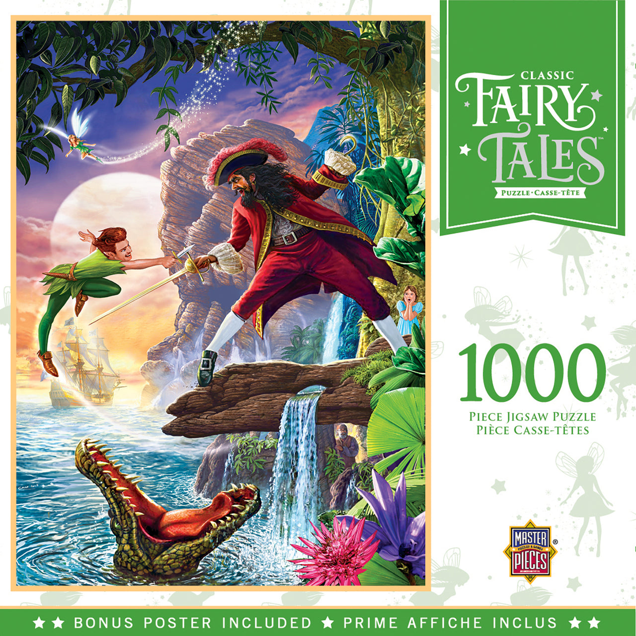 Classic Fairytales - Peter Pan 1000 Piece Jigsaw Puzzle by Masterpieces